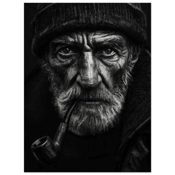 Le Vieux Marin à la pipe - Loïc DAVID